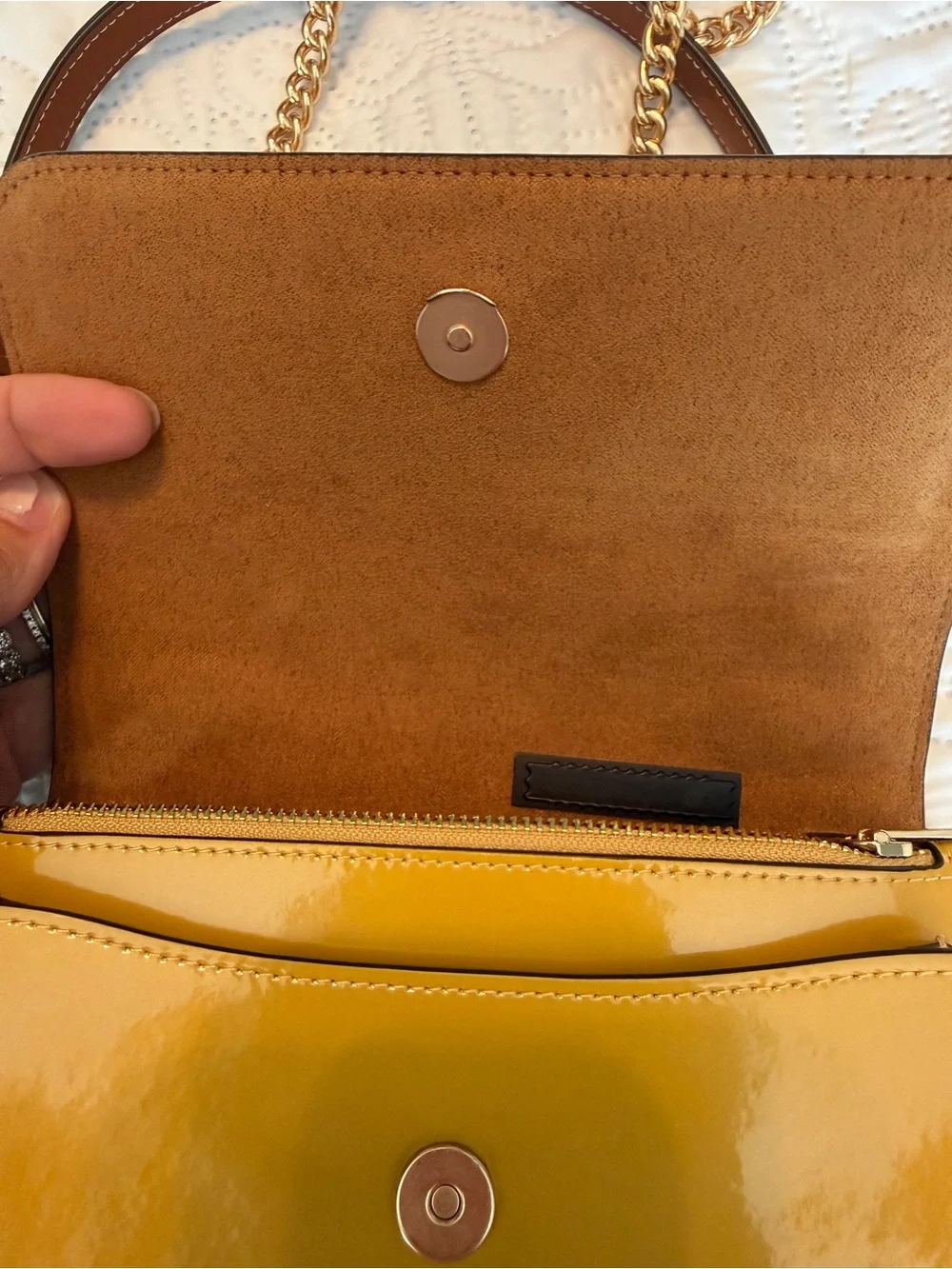 Coach Patent Leather Crossbody Klare
